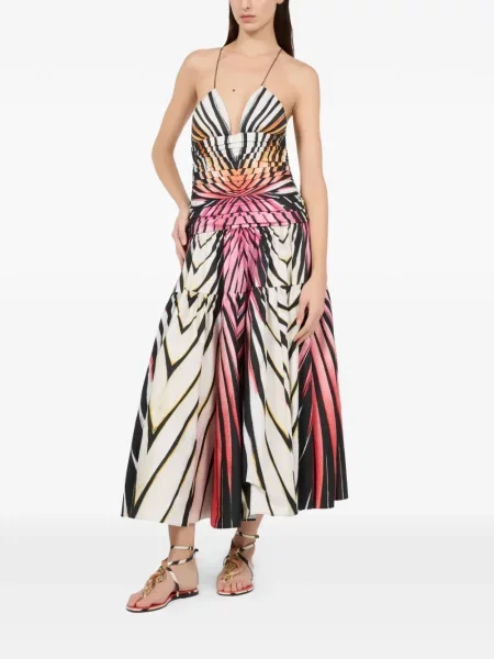 Rochie midi Roberto Cavalli negru