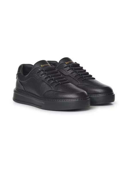 Sneakersy Barracuda skórzane czarne