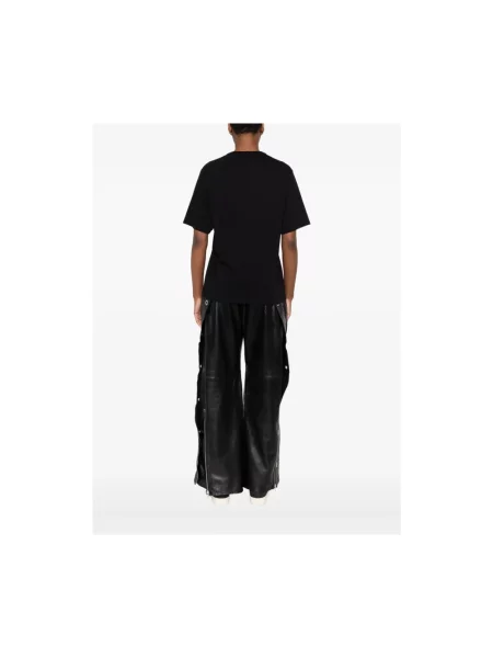 Koszulka Rick Owens z okrągłym dekoltem czarna