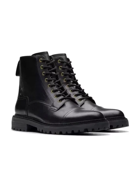 Sztyblety Clarks skórzane czarne