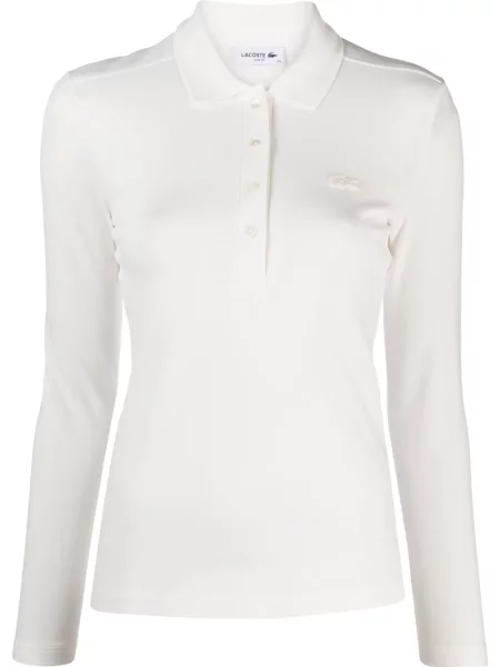 Top Lacoste alb