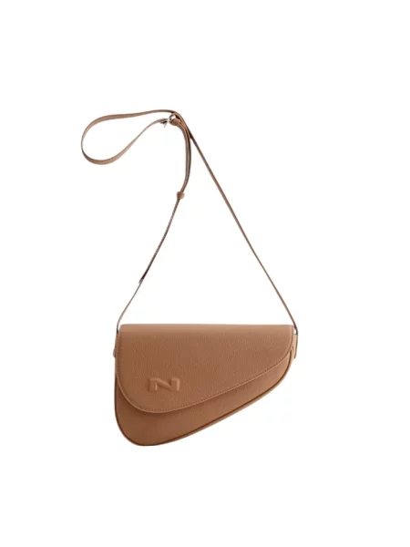 Torebka crossbody Nathan-baume skórzana brązowa