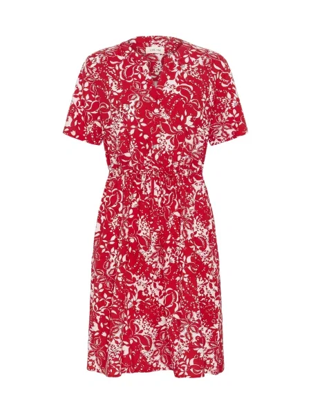 Cream Rochie tip bluză CRTiah roșu alb