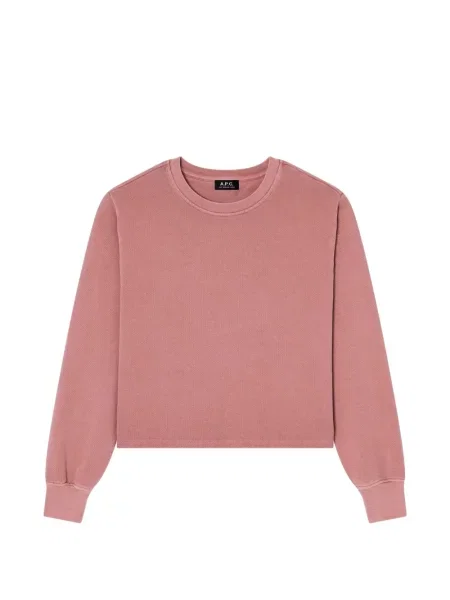 Decupat hanorac A.p.c. cu imagine roz