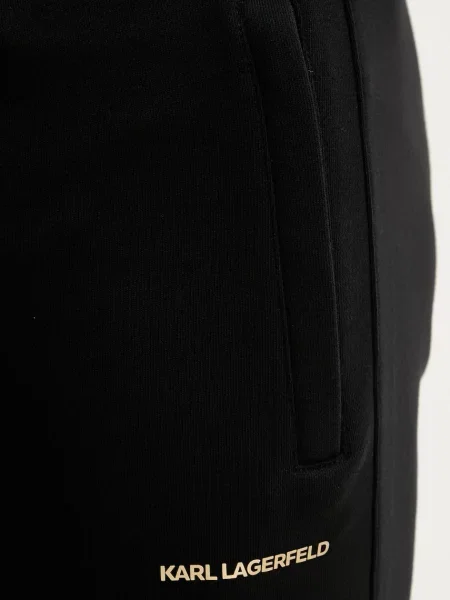 Спортивні штани Karl Lagerfeld однотонні чорний