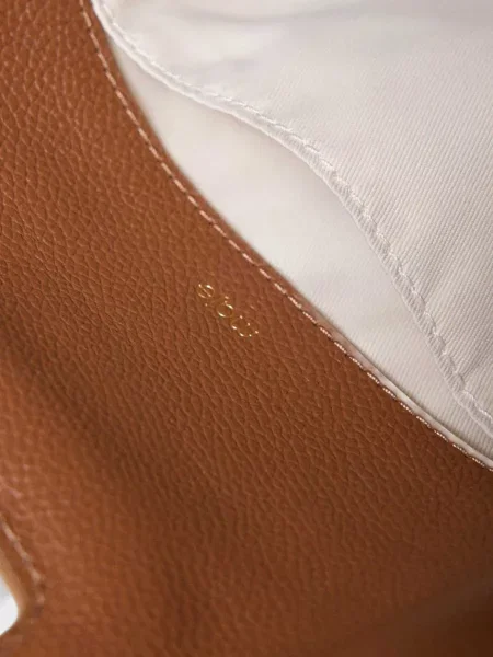 Шкіряна сумка Maje коричнева