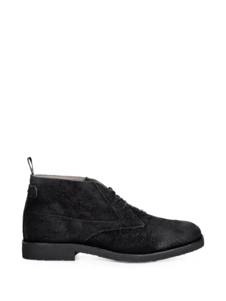 Botine Allsaints cu șireturi din dantelă negru