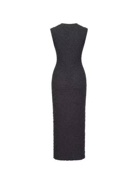 Rochie midi Vince cu volane gri