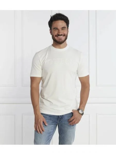 GUESS ACTIVE Tricou SS ALPHY alb