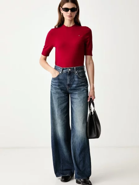Pulover Tommy Hilfiger roșu