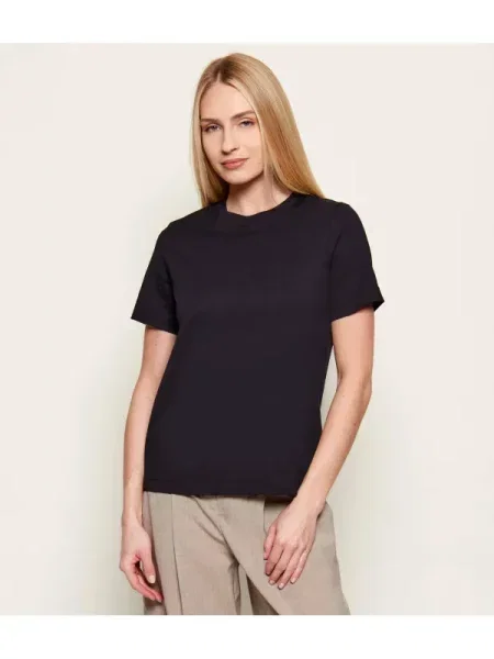 BOSS BLACK Tricou Ecosa | Relaxed fit negru