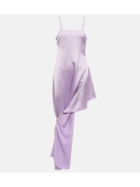 Rochie Jw Anderson din satin de costum violet