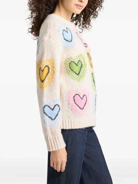 Sweter Cinq A Sept chunky w serca