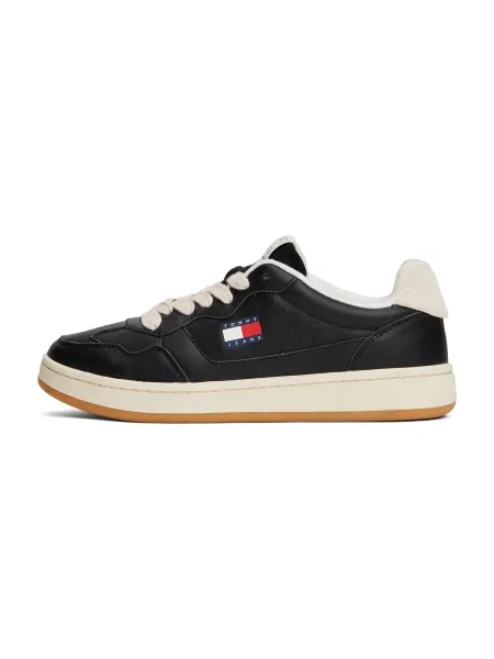 Tommy Jeans sneakers din piele ARCHIVE 98 WARM negru