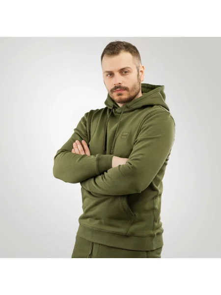 Bluza z kapturem Boss Orange zielona