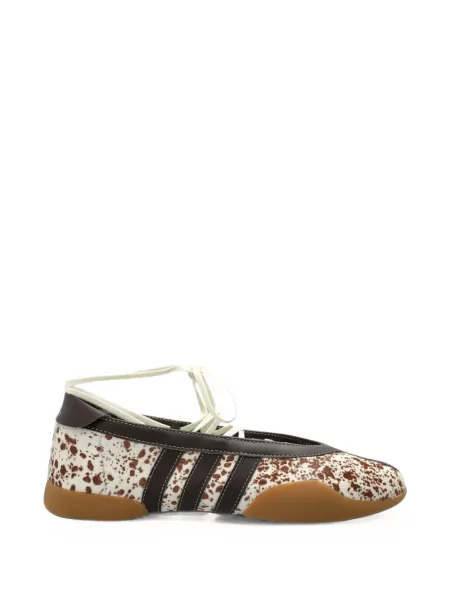 Sneakerși Adidas din dantelă cu broderie negru