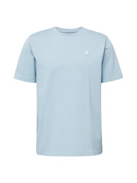 KnowledgeCotton Apparel Tričko Alder světlemodrá