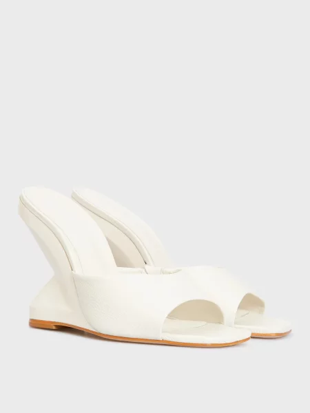 Кожаные мюли Schutz белые