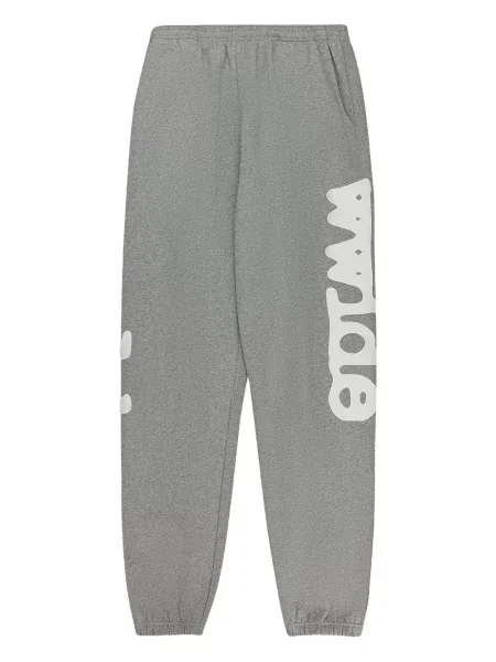 Pantaloni Sp5der alergare gri