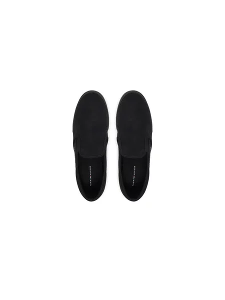 Tenisice Tommy Hilfiger Vulc Core Slip On crna