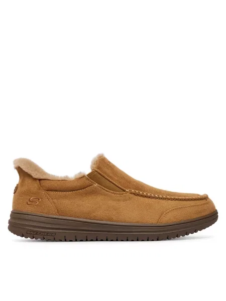 Półbuty Skechers brązowe