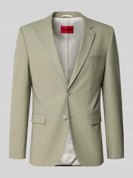 Marynarka garniturowa o kroju super slim fit z mieszanki wełny model ARTI' Hugo