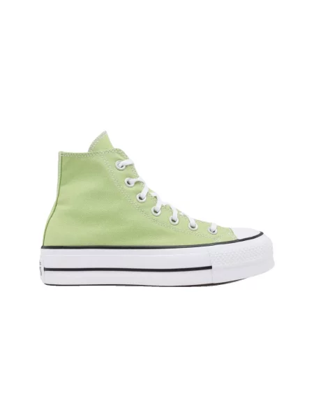 Pantofi Converse cu platformă verde