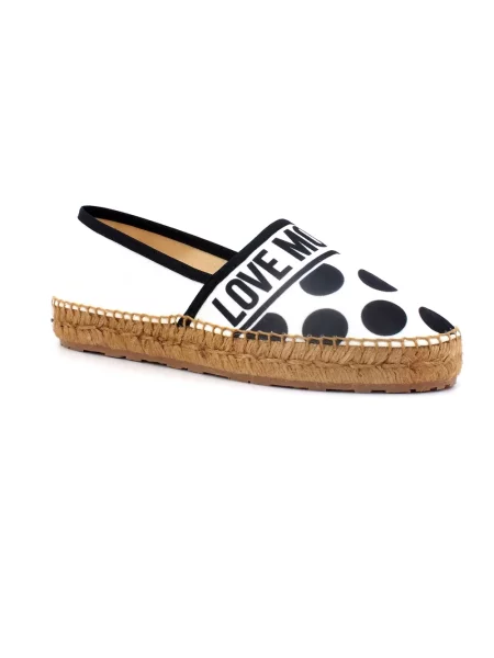 Espadryle Love Moschino białe