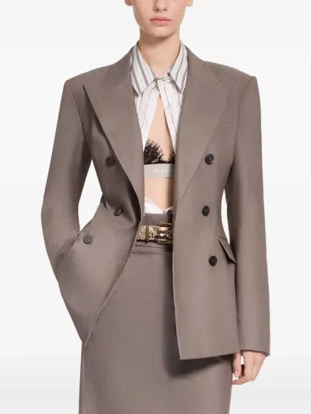 Sacou Elie Saab cu două rânduri de nasturi