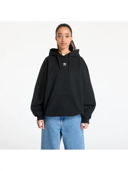 Hanorac adidas Essentials Loose French Terry Hoodie Black M negru