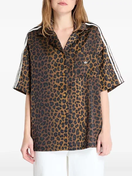 Φούτερ Adidas με λεοπαρ μοτιβο μπλε