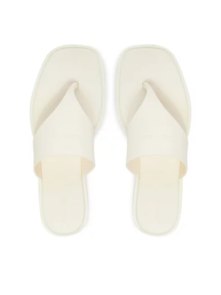 Calvin Klein Japonki Toepost Tpu Slide Écru