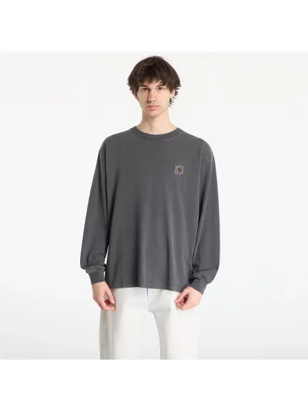 T-shirt Carhartt WIP L/S Nelson T-Shirt UNISEX Black XXL μαύρο
