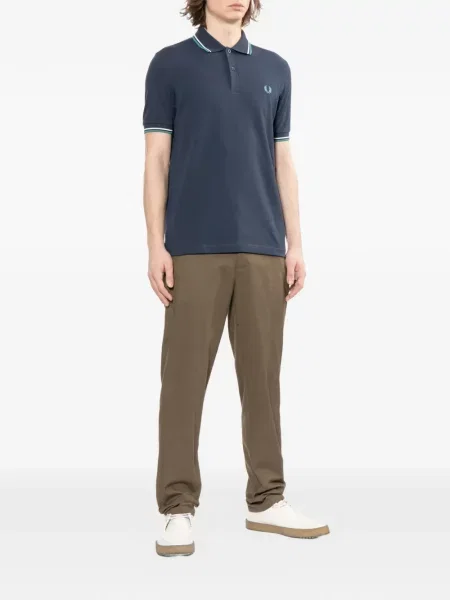 Polo Fred Perry με κέντημα μπλε