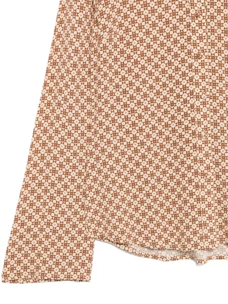 Bluzka Superdry dzwony brązowa