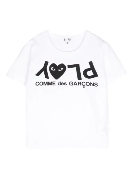 Koszulka dziecięca Comme Des Garcons Play biała