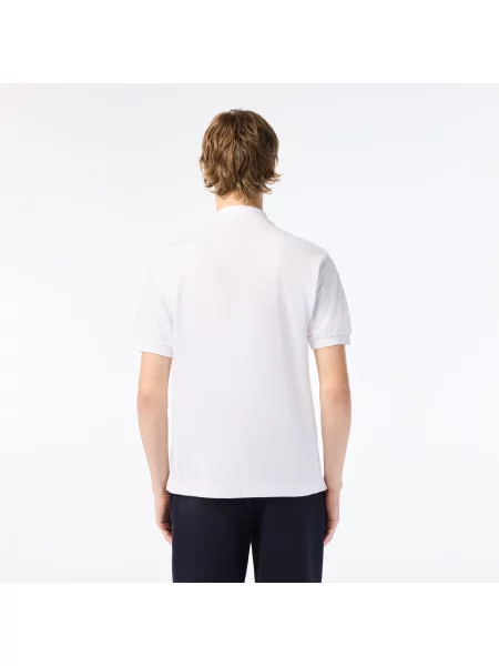 Классическое поло Lacoste белое