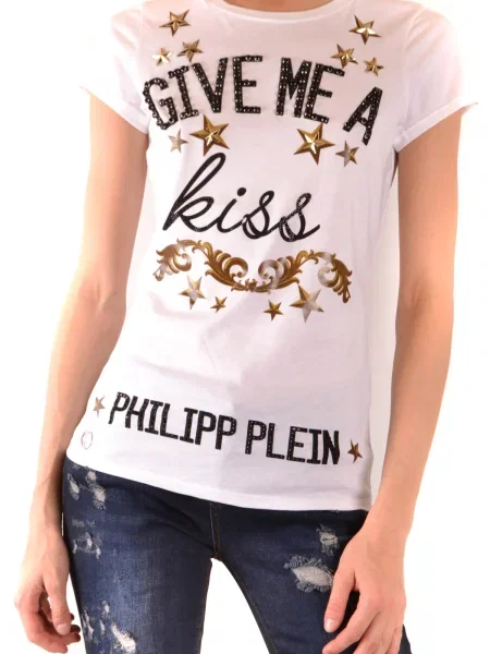 Majica Philipp Plein s potiskom črna
