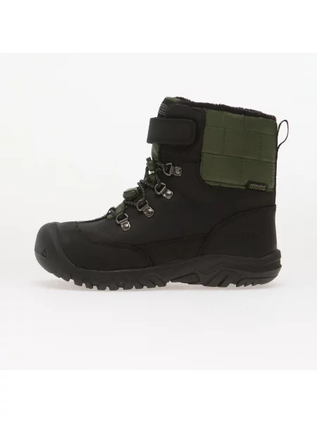 Sneakers KEEN Kanibou WP Youth Black/ Bronze Green EUR 35 fekete