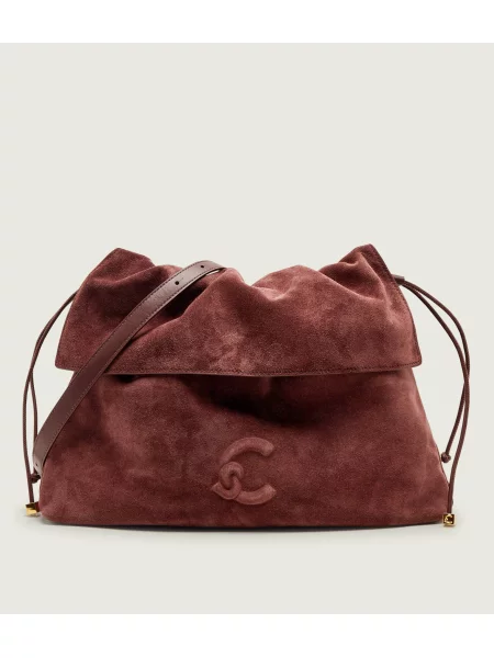 Coccinelle Geantă tip sac Coccinelle Lidia | piele întoarsă roșu