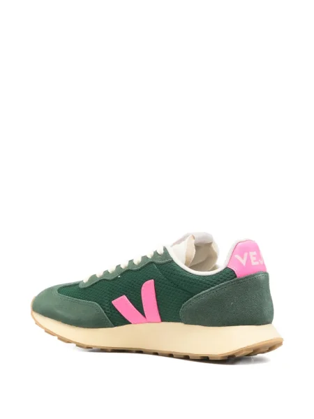 Sneakerși Veja plasă verde