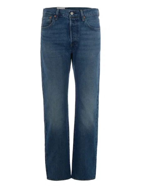 Szerokie proste jeansy Levi's 501 niebieskie