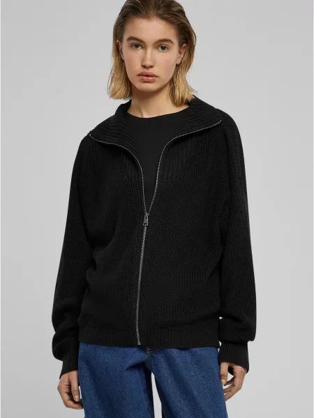 Cardigan Urban Classics tricotate negru