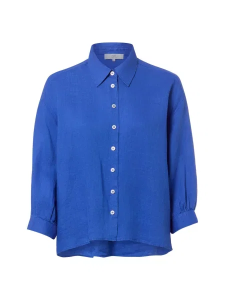 IPURI Lniana bluzka Francis Kobiety len 34 niebieski