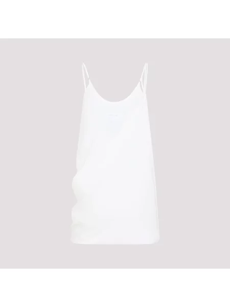 Sukienka maxi Mm6 Maison Margiela biznesowa biała