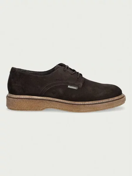 Barbour pantofi pentru bărbați din piele întoarsă Harefield maro