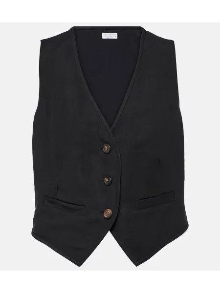 Vestă Brunello Cucinelli negru
