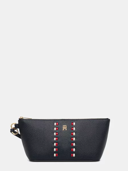 Kozmetička torbica Tommy Hilfiger tamno plava