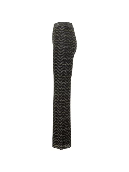 Pantaloni Missoni tricotate negru