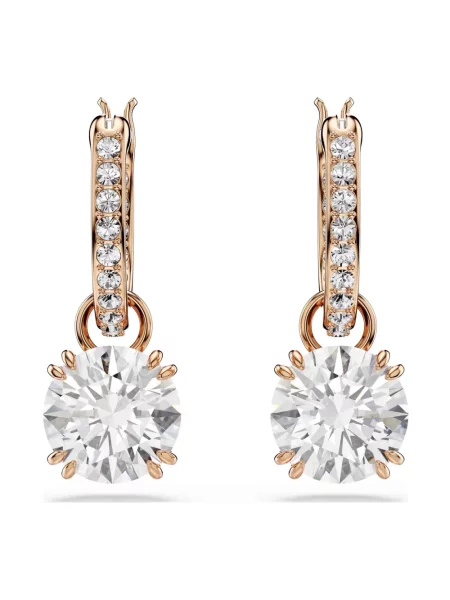 Kolczyki Swarovski białe